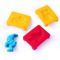 JOVI - Pack Of 6 Moulds, 6 Cutting Moulds + Rolling Pin