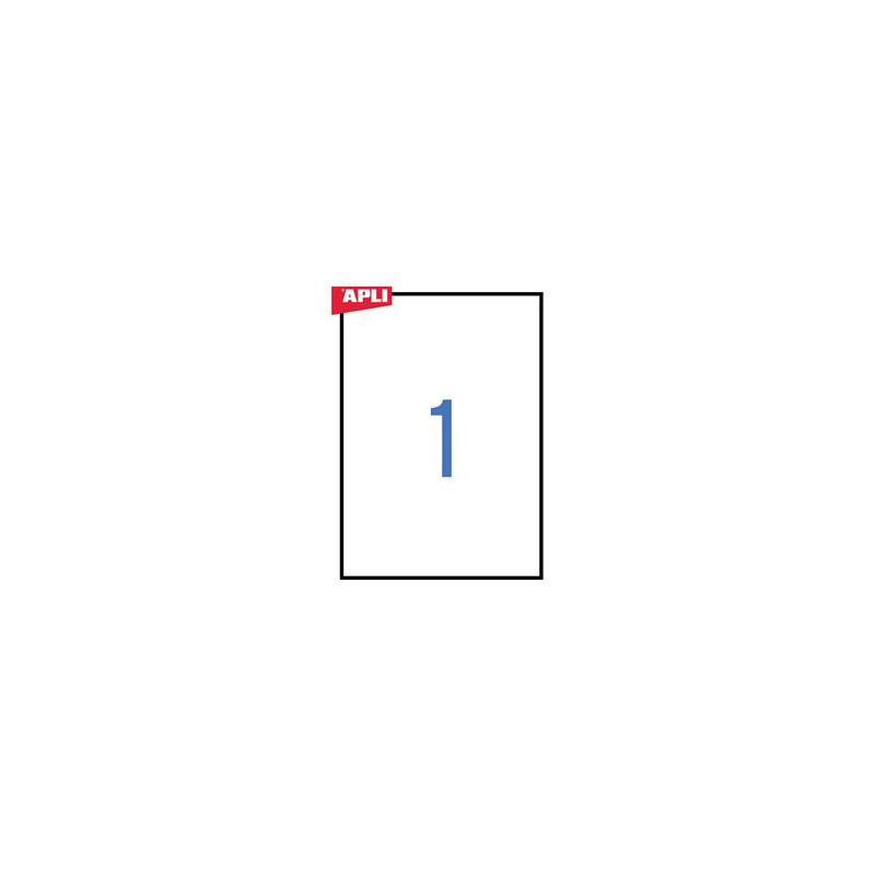 APLI - Permanent Adhesive Labels White x 1