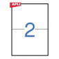 APLI - Permanent Adhesive Labels White x 2