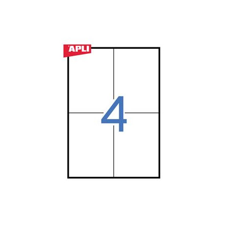 APLI PERMANENT ADHESIVE LABELS X4