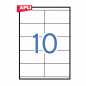 APLI - Permanent Adhesive Labels White x 10