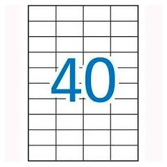apli permanent adhesive labels white x40