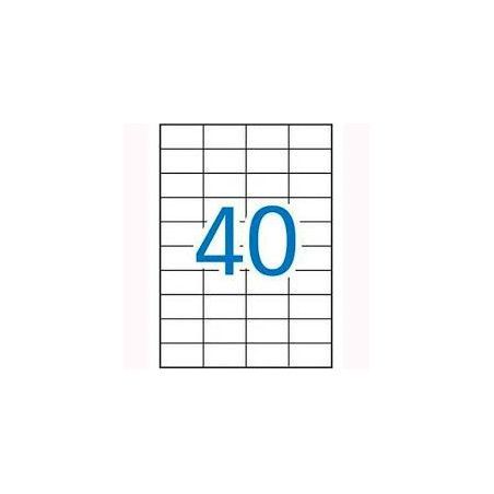apli permanent adhesive labels white x40