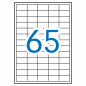 APLI - Permanent Adhesive Labels White x 65