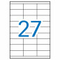 APLI - Permanent Adhesive Labels White x27