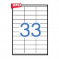 APLI - Permanent Adhesive Labels White X33