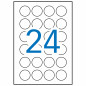 APLI - Permanent Adhesive Round Labels  Ø30mm