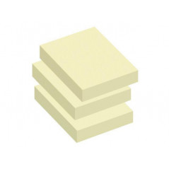 VIQ - Sticky Notes Yellow 4x3 Pads 50x40mm