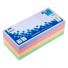 VIQ - Sticky Notes Ass. Color Pastel4x3 Pads 50x40mm