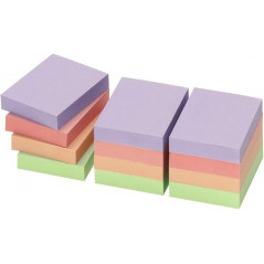 VIQ - Sticky Notes Ass. Color Pastel4x3 Pads 50x40mm