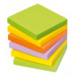 VIQ - Sticky Notes Ass. Color Spring 6 Pads 75x75mm