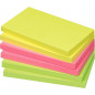 VIQ - Sticky Notes Ass. Color Block Cube Fluo 125x75mm