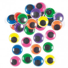 APLI - Googly Eyes Round Color X100