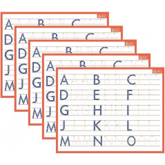 CRP - Cardboard Whiteboard Capital Letter A4