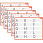 CRP - Cardboard Whiteboard Capital Letter A4