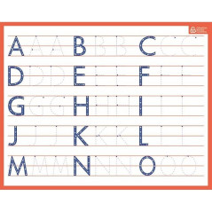 CRP - Cardboard Whiteboard Capital Letter A4