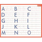 CRP - Cardboard Whiteboard Capital Letter A4