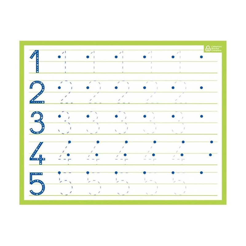 CRP - Cardboard Whiteboard Number A4