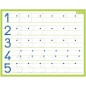 CRP - Cardboard Whiteboard Number A4