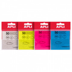 APLI - Sticky Note Transparent Yellow x50
