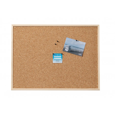 DAHLE - Corkboard 40 x 60 cm Wood Frame