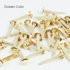 WDY - Paper fasteners, 19 mm GOLD butterfly clips