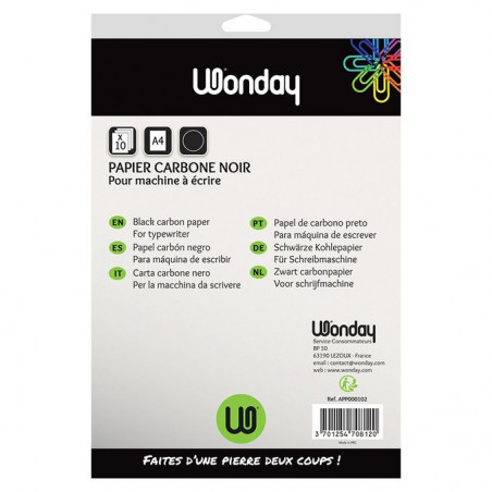 wonday Carbon Paper Black
