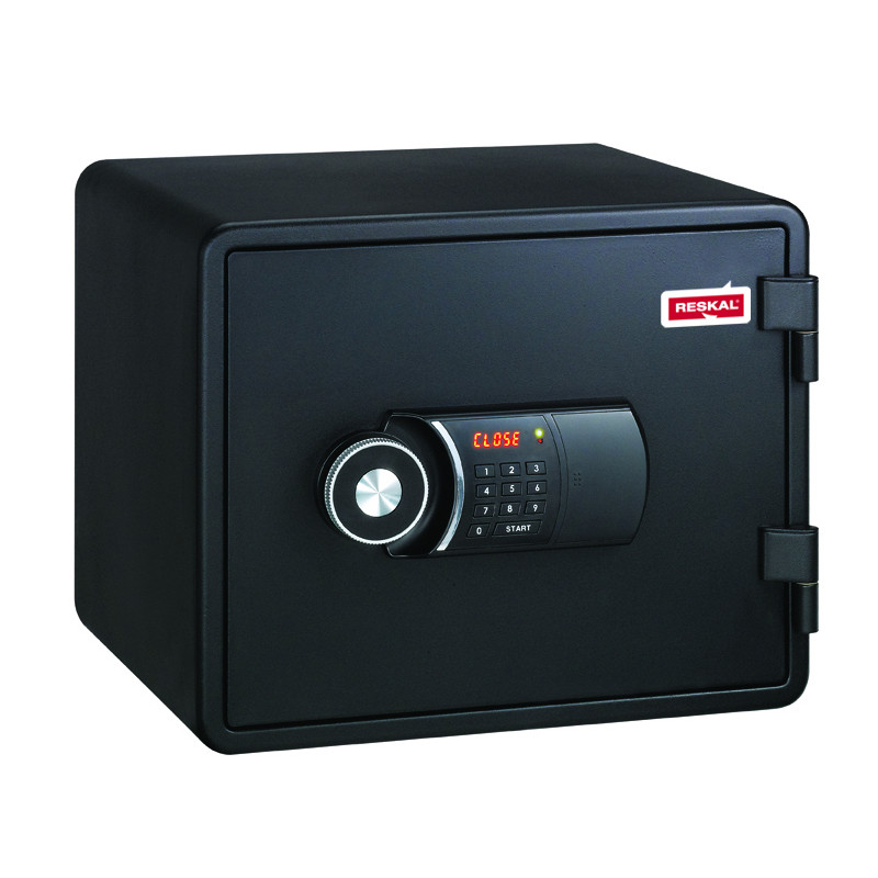 RESKAL 1HR FIREPROOF SAFE BLACK 20L - MODEL FA62540 N RESKAL 1HR FIREPROOF SAFE BLACK 20L - MODEL FA62540 N