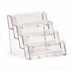 BUSINESS CARD HOLDER 4 COMP LANDSCAPE