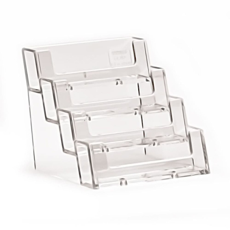 BUSINESS CARD HOLDER 4 COMP LANDSCAPE