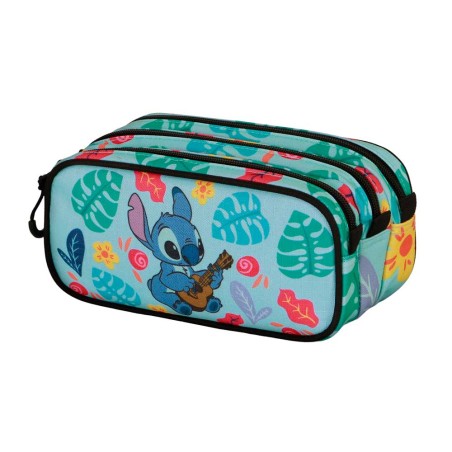 KTM LILO & STITCH 3 COMPARTMENTS PENCIL CASE