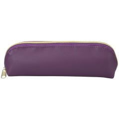 CRP - Oval Pencil Case 1 Zip Purple