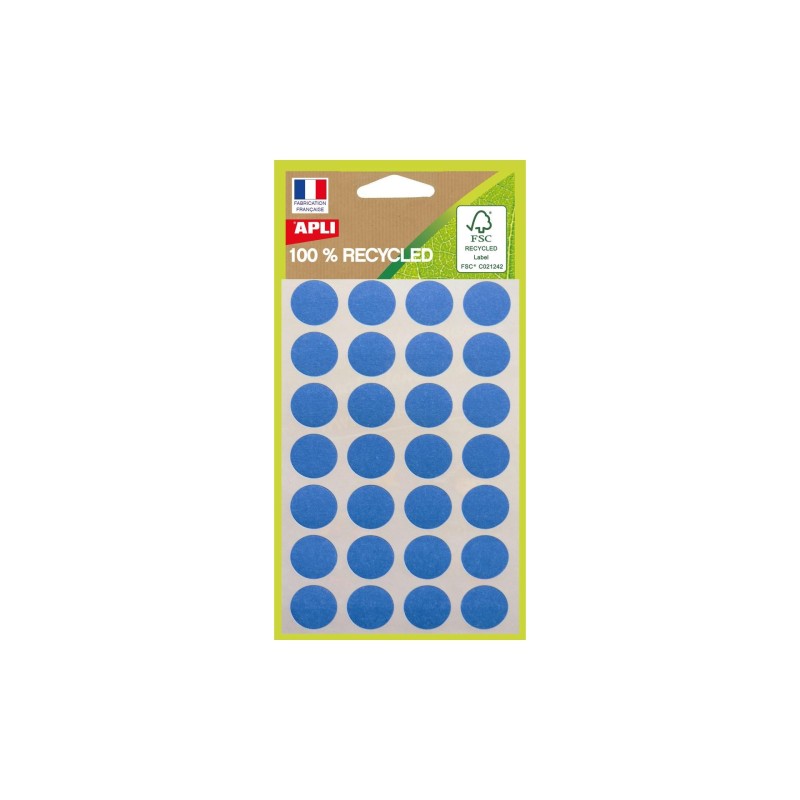 APLI - Recycled Round Adhesive Blue 15mm