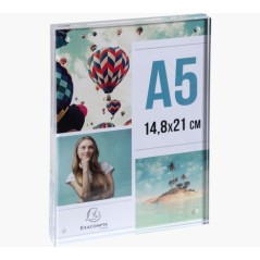EXA - Stand-Up Sign,Photo Holder Acrylic Magneted A6 150x105x20mm