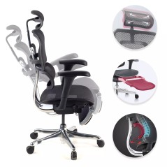 MTI - Leg Rest Black Adaptable Ergohuman Chair