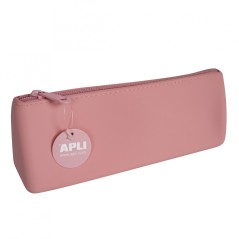 APLI - Nordik Pencil Case Silicone Pastel Triangle