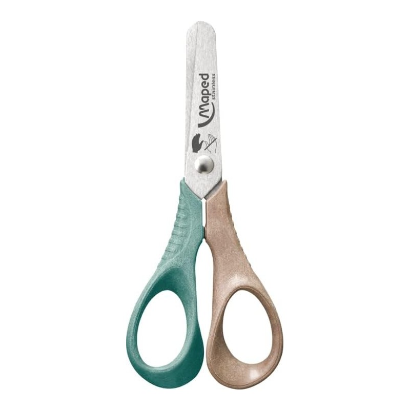 Maped - Scissors Recycled 12cm Left "Smiling Planet" Maped - Scissors Recycled 12cm Left "Smiling Planet"