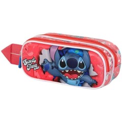 KTM - Pencil case 3D 2 Zip LILO & STITCH
