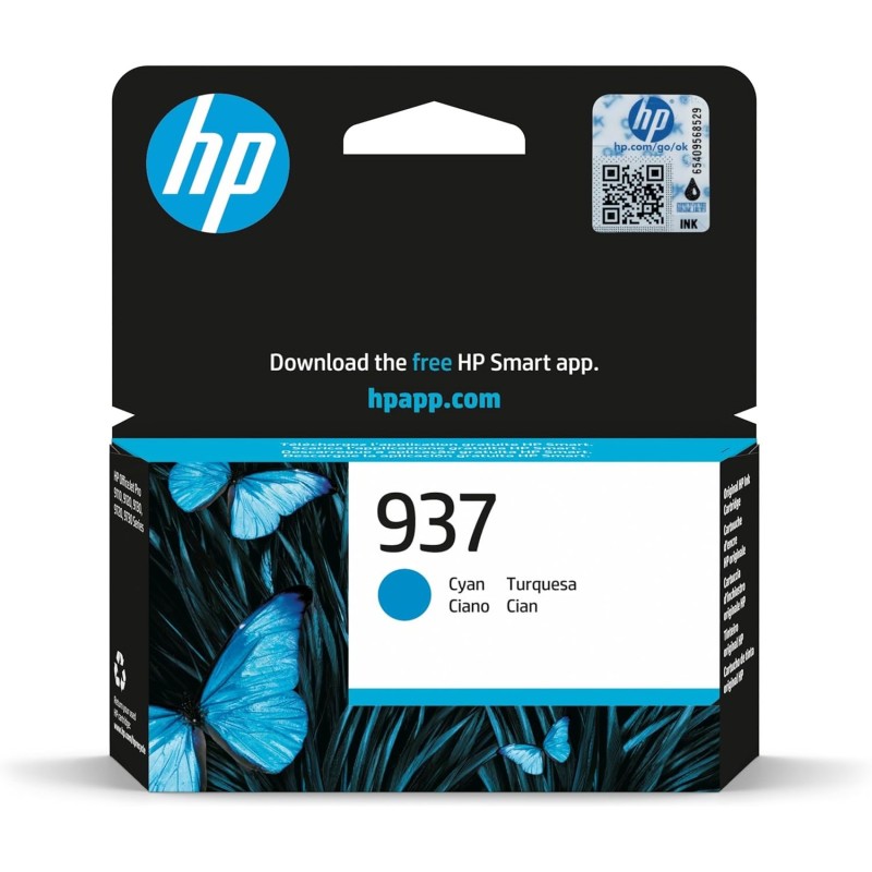 HP 937 CYAN INK CARTRIDGE