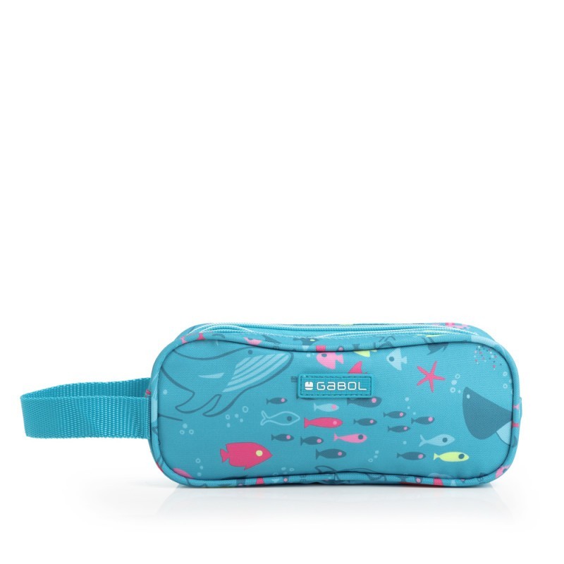 GBL - Pencil Case 3 Zip AQUA