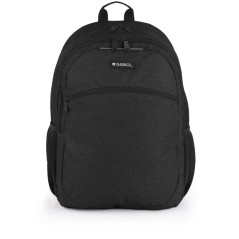 gabol backpack 2 compartments wolf black