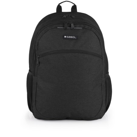 gabol backpack 2 compartments wolf black