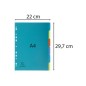 Exa - Dividers 6 Parts Plastic Recycled
