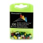 Exa - Push Pins Assorted Color Head