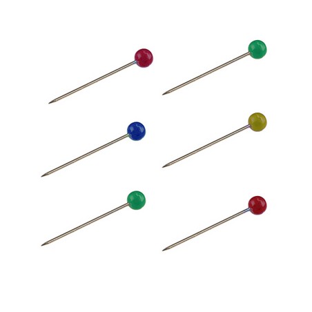 JPC CREATIONS - Pins, 4 mm head diameter COLOR