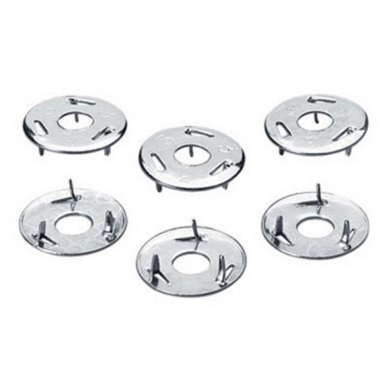 WDY - Push Pins Flat Silver x50