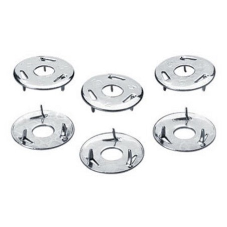 WDY - Push Pins Flat Silver x50