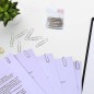 WDY - Paperclips 30mm Rounded Silver  x100