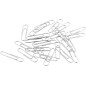 WDY - Paperclips 30mm Rounded Silver  x100