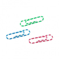 WONDAY - Paper clips, 25 mm BICOLOR